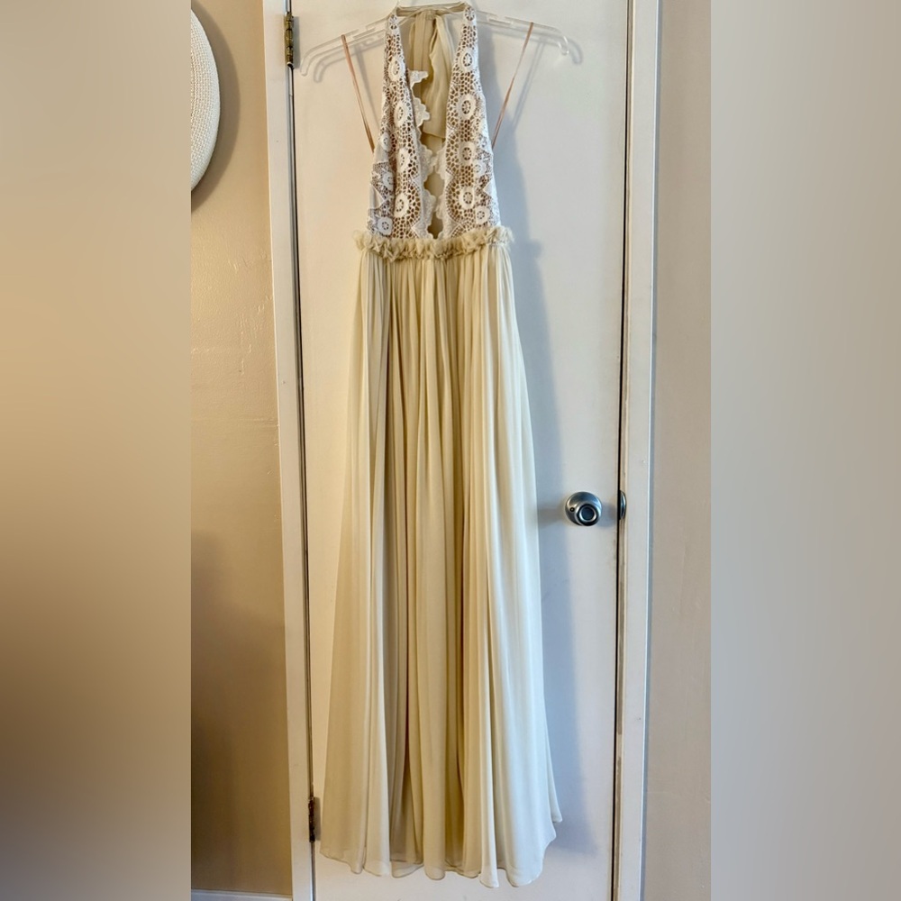 Free People Kristin's Limited Crochet Cutout Maxi Dress - Picture 6 of 16